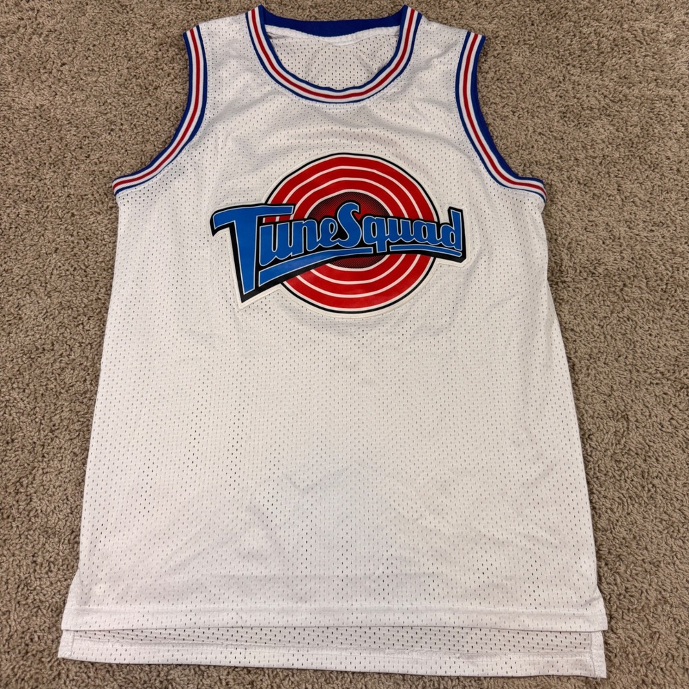 Unbranded Tune Squad Basketball Jersey Mens Small White Good Bugs Bunny 1 Mesh